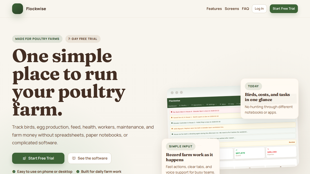 Best Broiler Farm Management Software | Poultry Log